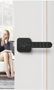 Tuya ứng dụng <span class=keywords><strong>Keyless</strong></span> nhập cửa xử lý mật mã Bàn phím vân tay <span class=keywords><strong>Touchpad</strong></span> khóa thông minh cho Bluetooth cho gỗ nhôm cửa kẽm - Product Image 5