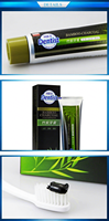 Dentifrice au charbon de bambou à base de plantes 120g, vente en gros, usine, blanchiment des dents, protection des gencives, élimination de la mauvaise haleine, nettoyage en profondeur pour usage domestique
