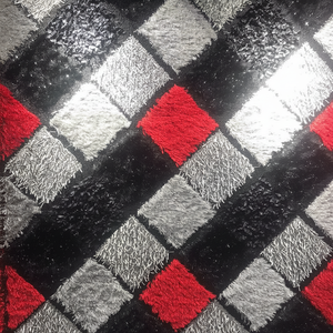 Alfombras y Juegos de Alfombras Africanas Modernas y Económicas, Hechas a Máquina, de Poliéster Resistente a las Manchas, con Diseño de Rompecabezas y Base de Yute de Pelo Alto - Product Image 1