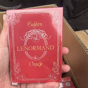 Cartas de Tarot y Oráculo Ecológicas, Mazo de Afirmaciones Positivas, Cartas de Tarot <span class=keywords><strong>LENORMAND</strong></span> Doradas con Guía, para Regalo - Product Image 4