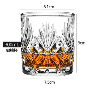 Venta al por mayor Old Fashioned Whisky Glasses Cup Luxury Diamond Crystal Whisky <span class=keywords><strong>Rock</strong></span> Glass para <span class=keywords><strong>Bar</strong></span> - Product Image 5