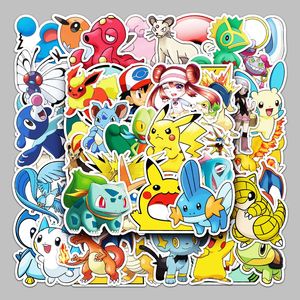 Autocollant pour <span class=keywords><strong>casque</strong></span> de voiture, décoration de bagages, cadeaux promotionnels, dessin animé créatif mignon Poke Mon <span class=keywords><strong>Pikachu</strong></span> - Product Image 2