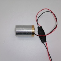 Vente chaude 3V561nm 10mW à 15mW Module de point laser pointeur laser à tête en cuivre à vue jaune