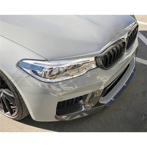 Alerón de parachoques delantero de carbono seco para <span class=keywords><strong>BMW</strong></span> 5 Series <span class=keywords><strong>F90</strong></span> M5 2018 <span class=keywords><strong>2019</strong></span> cabeza labio medio mentón guardia cuerpo Kits estilo de coche - Product Image 2