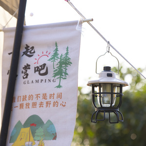 Lanterne de camping à batterie rechargeable, lumière blanche chaude, pour utilisation en camping en plein air - Product Image 2