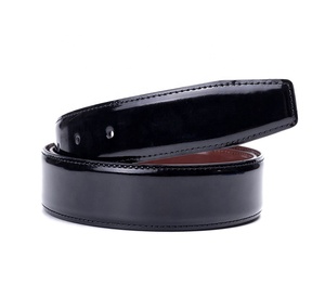 Cinto de Couro Legítimo Dupla Face Reversível de Luxo com Fivela Simples - Product Image 1