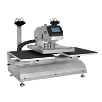 Presse à chaud automatique 40x50cm B2-2S Pro avec moteur électrique pour impression par transfert par sublimation à plat