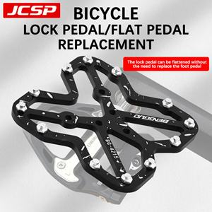 Pedal de Bicicleta para Convertir a Pedal Plano, Placa de Pedal de Aleación de Aluminio, Compatible con Bicicleta de Carretera <span class=keywords><strong>SPD</strong></span>/Bicicleta de Montaña <span class=keywords><strong>SPD</strong></span>/Bicicleta de Carretera KEO - Product Image 1