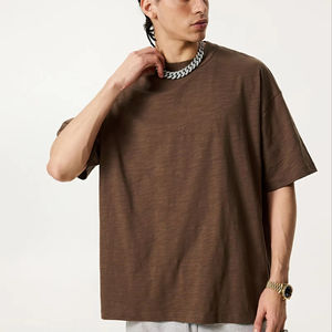 Camiseta Unisex Extra Grande de Corte Holgado, 100% Algodón Tejido de 190 Gramos, con Logotipo Personalizado de Alta Calidad e Impresión Digital - Product Image 1