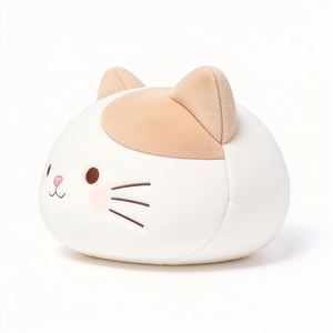 Jouet en peluche chat brodé de haute qualité, vente en gros, conception personnalisée, directement de l'usine - Product Image 3