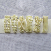 HP-229 Luxueux Bijou de Cheveux à Pince Perle, Bijouterie de Mariée, Accessoire Cheveux Pince Fantaisie pour Fille