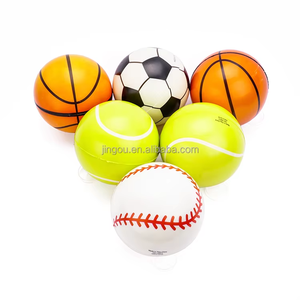 Juego de Pelotas Deportivas de Espuma PU - Fútbol, Baloncesto, Tenis y Béisbol, Juguete Antiestrés para Niños, Alivio del Estrés y Diversión - Product Image 4