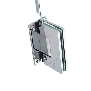 Glas-Duschtürscharnier, Scharniere für Glastüren, Hochbelastbares Massives SUS304 Edelstahl 90-Grad-Scharnier °   Schranktürscharnier - Product Image 1