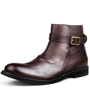 <span class=keywords><strong>Nouvelles</strong></span> chaussures décontractées pour hommes en cuir véritable bottes martin bottes occasionnels chaussures pour hommes - Product Image 1