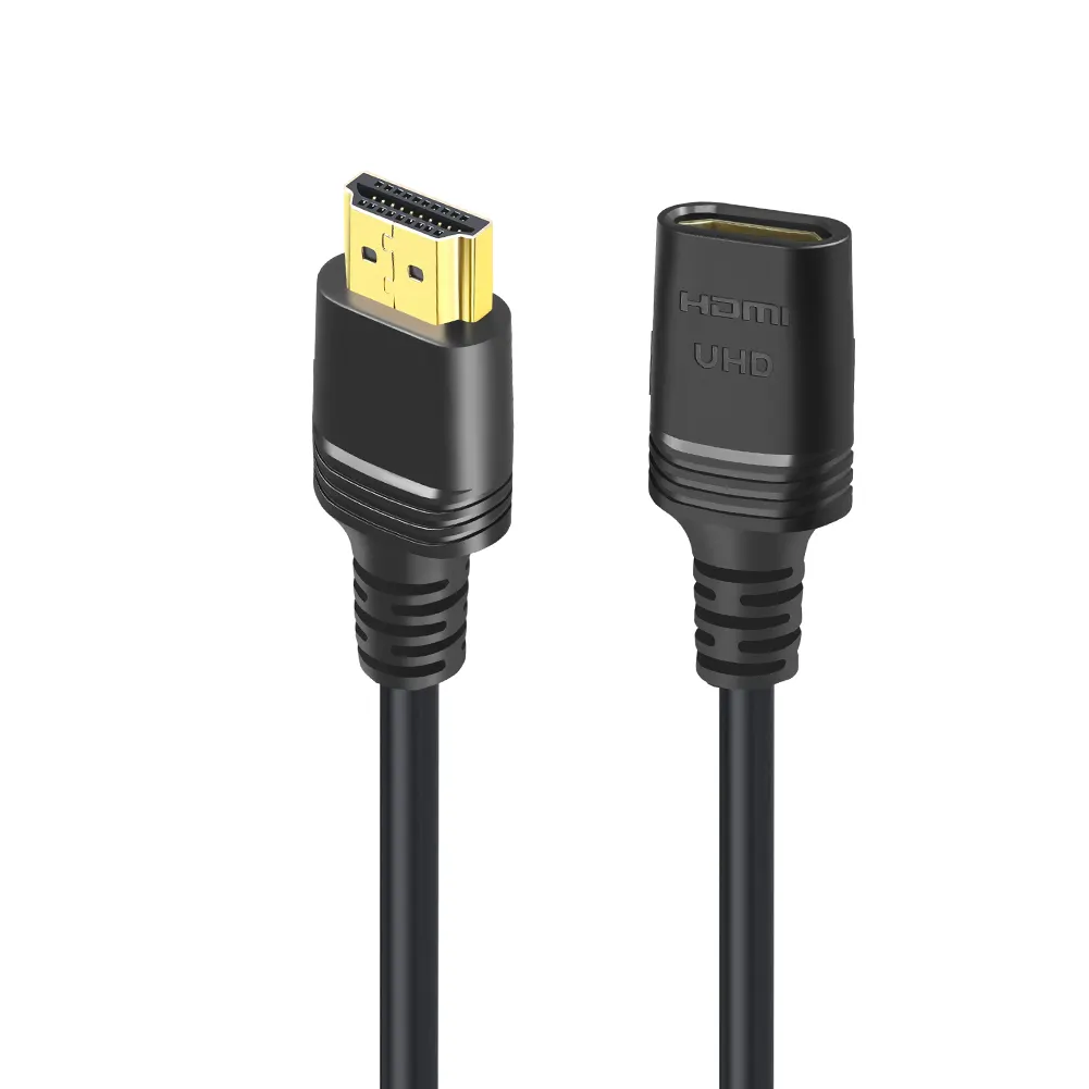Kabel Extender HDMI 4K Pria Ke Wanita Kabel Ekstensi Kompatibel HDMI 1080P untuk PS3 PS4 TV Box Proyektor Laptop PC