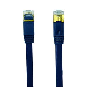 Cat7 STP Réseau LAN <span class=keywords><strong>RJ45</strong></span> Haute Vitesse Patch Cordon Design <span class=keywords><strong>Plat</strong></span> 10gbps pour 600 Mhz/s Chat 7 patch cordon - Product Image 4