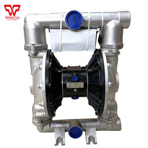 Bomba de diafragma neumática de acero inoxidable, flujo de 568L/min de 2 pulgadas, adecuado para la industria de líquidos corrosivos - Product Image 1