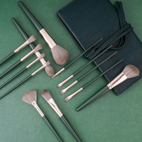 Ensemble de 14 pinceaux de maquillage en fibres synthétiques Cangzhou Lvyun (pinceaux visage, fard à paupières, fond de teint, anticernes, blush, contour)
