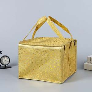 Lonchera/Estuche para Pastel Portátil, Impermeable, con Aislamiento Térmico de Papel de Aluminio Grueso, para 4 Personas, con Cierre y Logotipo Personalizado - Product Image 6