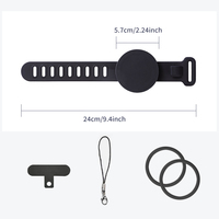 Penyangga Ponsel Magnetik Kuat, Sabuk Pinggang, Penyangga Silikon, Braket Universal, Rotasi 360 Derajat, Penyangga Olahraga
