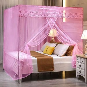 Nuevo diseño de lujo Princess Palace Style King Queen Size Bed Mosquito Net para cama <span class=keywords><strong>doble</strong></span> - Product Image 4