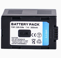 Caméras vidéo rechargeables CGR-D28S D320, batterie MD10000 MD9000 DS25 DS27 MX3 MX500 DV, 7.4V 3500mAh
