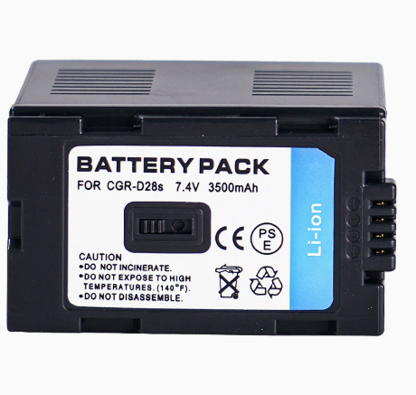Rechargeable Camera  CGR-D28S D320 battery MD10000 MD9000 DS25 DS27 MX3 MX500 DV Video Camcorders 7.4V 3500mAh