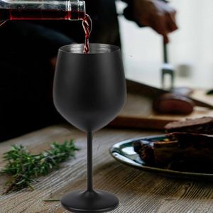 <span class=keywords><strong>Verres</strong></span> à vin de Noël réutilisables en acier inoxydable noir de 18 oz, incassables, pour les fêtes et les anniversaires - Product Image 2