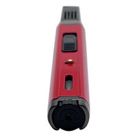 Accessoires pour fumeurs personnalisés rechargeable au butane réutilisable mini cigarette colorée à l'épreuve du vent torche à gaz recharge briquet