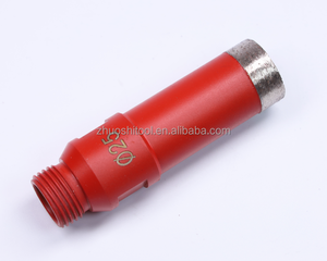 Foret à noyau de diamant de soudage à haute fréquence diamètre 30-45mm avec filetage à gaz 1/2 M14 pour trous de forage de carreaux de pierre en béton - Product Image 2