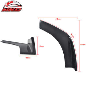 Ailerons de pare-chocs avant et arrière universels, séparateurs de pare-chocs, canards, 30x4 pouces, 2 pièces, PP, kit carrosserie de haute qualité - Product Image 6