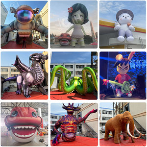 Poupée gonflable de dessin animé de <span class=keywords><strong>panda</strong></span> géant pour la publicité gonflable géante personnalisée - Product Image 5