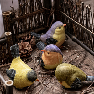 เครื่องประดับงานฝีมือเรซิ่นสไตล์ชนบท,นกกางเขนตกแต่งวันอีสเตอร์ด้วยสีสันสดใส - Product Image 6