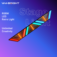 Luces de Escenario Pixel Retro Coloridas, Luces LED RGB Ámbar Controladas por DMX512 para Espectáculos