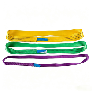 Eslinga Plana <span class=keywords><strong>Iberia</strong></span> Endless <span class=keywords><strong>de</strong></span> Un Solo Uso, Certificación EN1492-1 CE, 250kg 500kg 750kg 1000kg 2000kg, Poliéster, Logotipo Personalizado, DDP PT ES - Product Image 1
