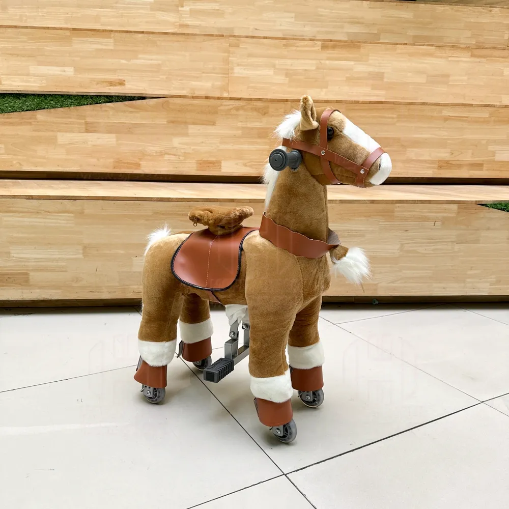 Juguete de caballo de montar mecánico S/M/L para niños para paseo comercial en animales de juguete