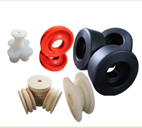 Poulies en plastique nylon OEM personnalisées, roues de poulie pour l'industrie mécanique, de bonne qualité