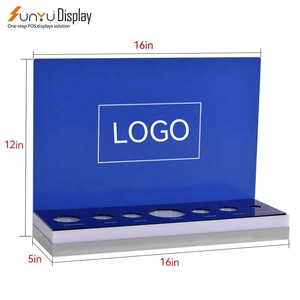 Bán buôn tùy chỉnh logo Acrylic trang điểm hiển thị đứng bán lẻ <span class=keywords><strong>plexiglass</strong></span> chăm sóc da mỹ phẩm hiển thị đứng với ánh sáng LED - Product Image 4
