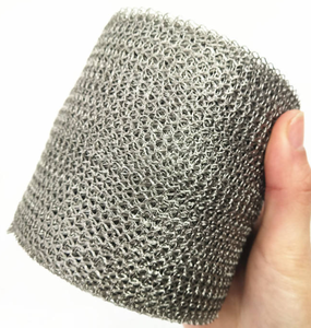 Maille en fil d'acier inoxydable tricotée - Panneaux à mailles haute densité pour filtration, défoaming et réduction du bruit - Product Image 4