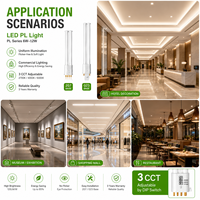 Lámpara LED PL de Fábrica 12W 8W 6W 2G7 G23, Ángulo de Haz de 360 Grados, CCT 2700K-6500K, AC100-277V, Lámpara de Ahorro de Energía para Iluminación de Techo
