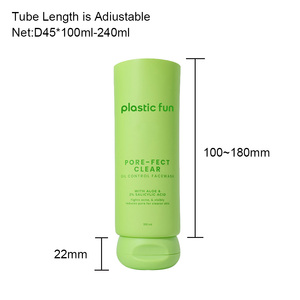 Nuevo Tubo de Plástico PE Verde de 100 ml de Alta Capacidad de <span class=keywords><strong>kiko</strong></span> Kozmetik, Tubo Exprimible para Cuidado Facial con Tapa Abatible Redonda para Crema o Loción Corporal - Product Image 2
