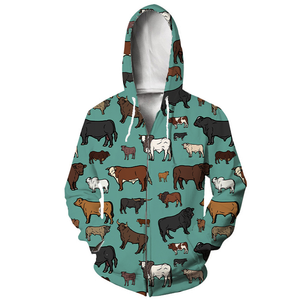 <span class=keywords><strong>Felpe</strong></span> con cappuccio in stile Western personalizzabile con tasca a canguro - Product Image 5