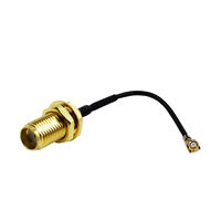 Antenne Wifi MHF UFL vers connecteur mâle SMA à angle droit avec câble RF 1.13
