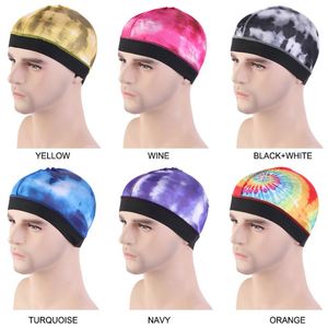 Nouvelle arrivée Tie Dry Style Wave Cap Unisexe Accessoires de cheveux d'extérieur Protection des cheveux soyeux Durag avec des motifs - Product Image 6