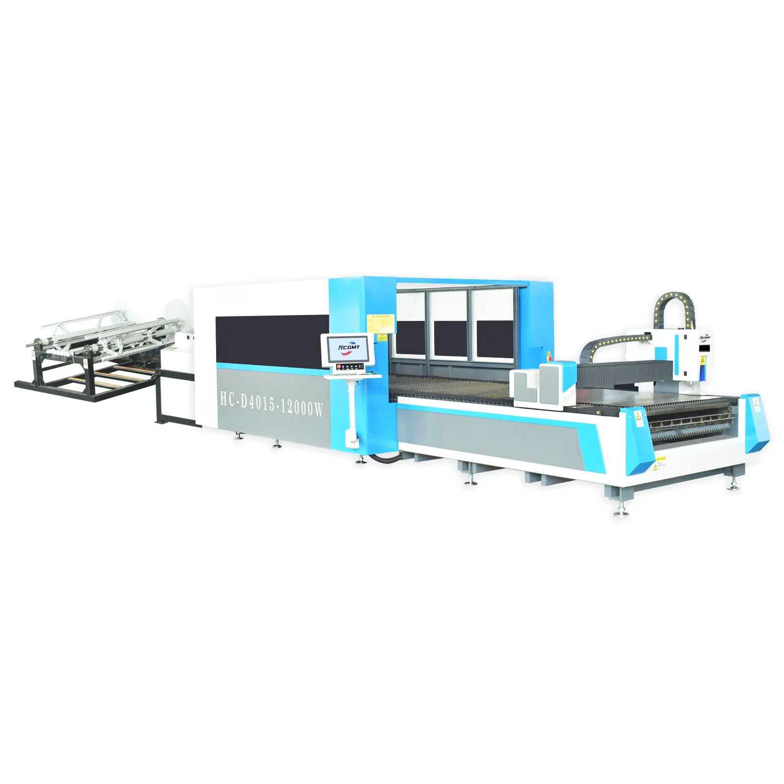 Linha de produtos automática de alta eficiência para máquinas CNC de corte e nivelamento de bobina de aço inoxidável 12000 W 4015