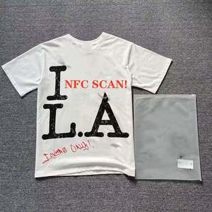 أعلى جودة جودة الهيب هوب الجحيم تي شيرت نجمة الوزن الثقيل بين الجميح تي شيرت طباعة Dtg من نوع واحد ملابس الشارع حجم كبير الجحيم تي شيرت نجمة - Product Image 6