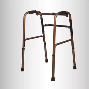 Déambulateur pliable en aluminium à usage médical avec réglage en hauteur, fournitures de rééducation réciproque - Product Image 3