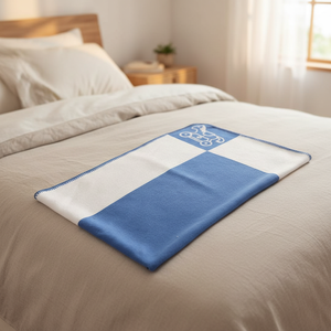 Manta de Caballo Acrílica Súper Suave y Ecológica, Manta Jacquard Azul Nórdica para Niños, Cubrecama Acogedor para Sofá, Regalo Infantil para Todas las Estaciones - Product Image 6