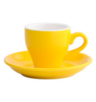 Tasses et soucoupes pour café expresso, couleurs mélangées, mates/brillantes, ensemble de couleurs et logo personnalisés, 80ml