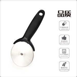 Cortador de pizza de acero inoxidable Source Factory con mango antideslizante para cortar pizza - Product Image 5